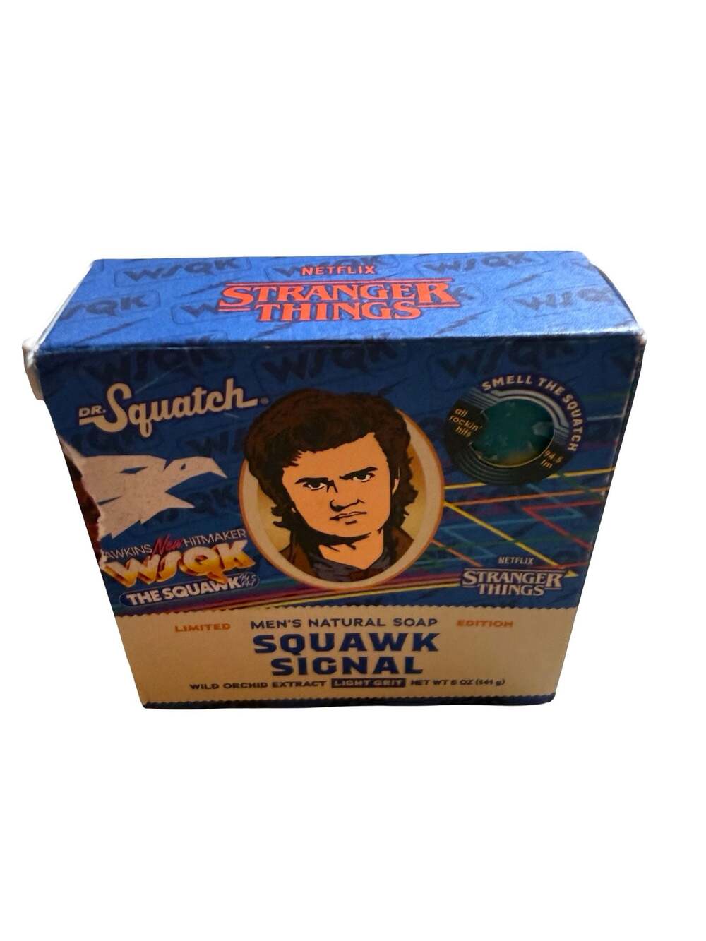 Dr. Squatch Stranger Things Squawk Signal Limited Edition Men's Natural Soap